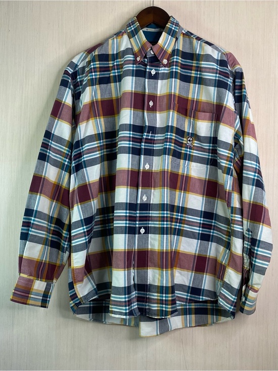 Cinch Other - Cinch Long Sleeve Plaid Button Down Plaid Shirt Western Casual Large (flaw)